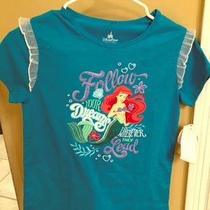 Brand new w/tags Disney girls Ariel t-shirt